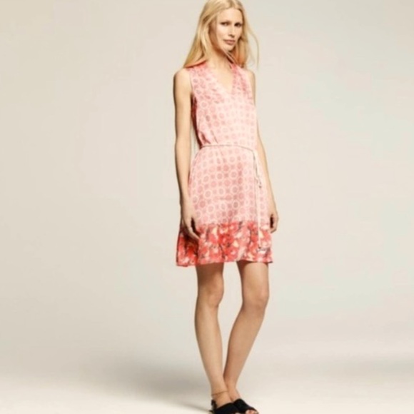 Peter Som for DesigNation coral belted sun dress - Picture 2 of 15